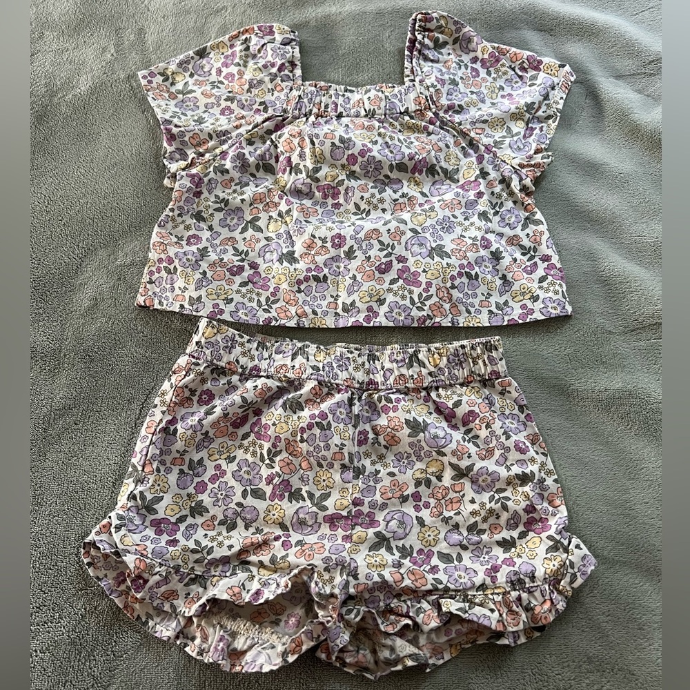 Floral Kids Matching Set